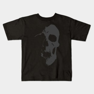 Grey Skull Kids T-Shirt